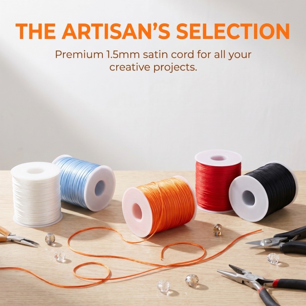 100 м плетеного атласного шнур – обзор и цена Ribbon Wired Satin
