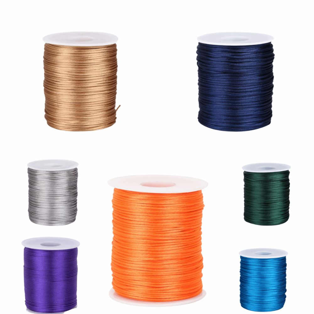 100 м плетеного атласного шнур – обзор и цена Ribbon Wired Satin